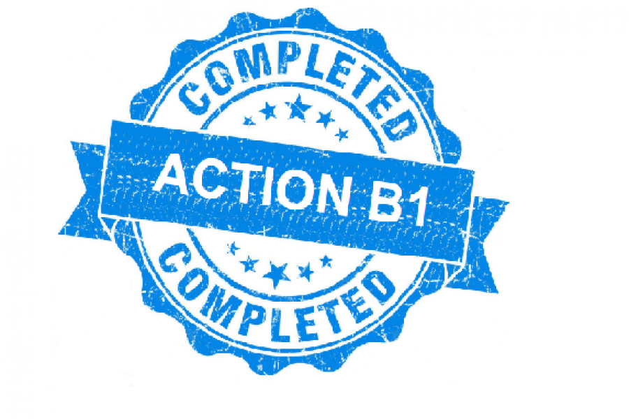 Action B1 completed