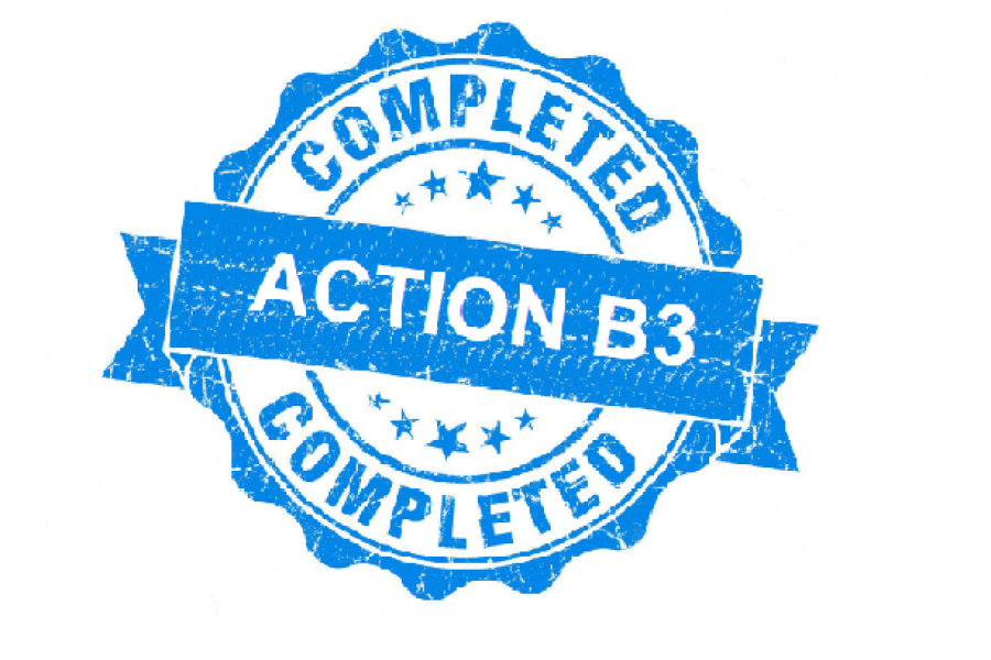 Action B3 completed