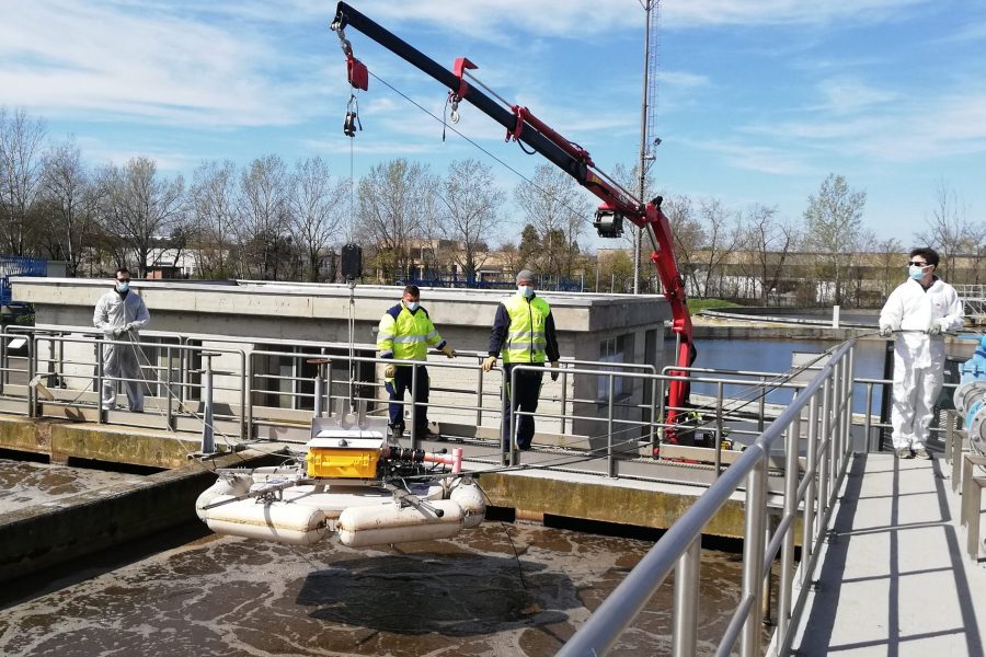 B5 – Measurements at Reggio Emilia WRRF with the Lessdrone