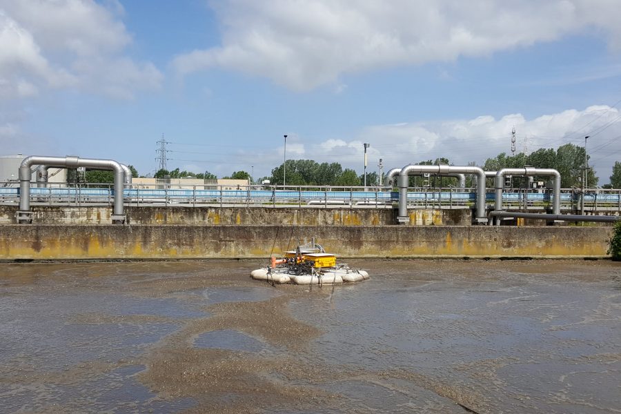 B5 – Measurements at San Colombano WRRF with the Lessdrone