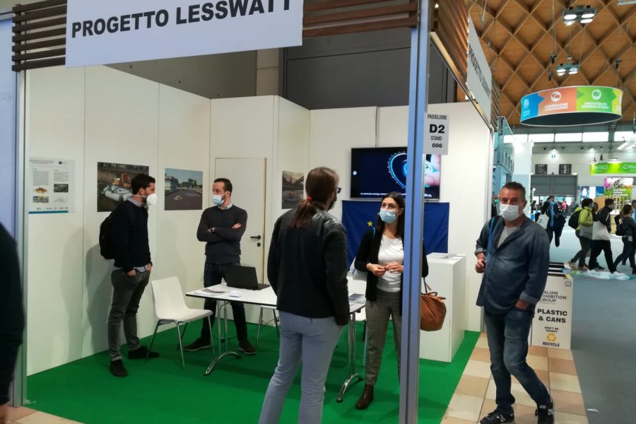 The Lesswatt project at ECOMONDO 2021